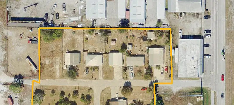 Industrial Land Along Railroad Tracks