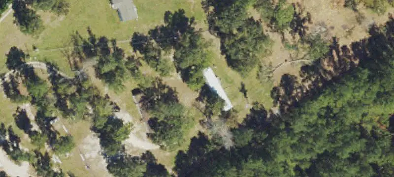 Mobile Home Park With Storage Buildings