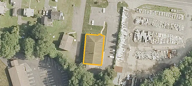 Office Building with Attached Garages