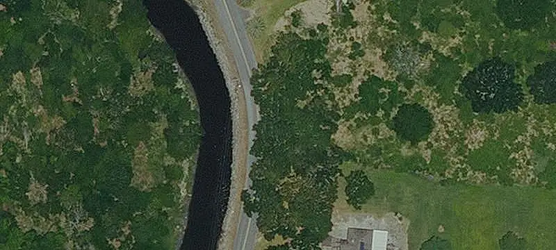 Waterfront Land with Live Oaks