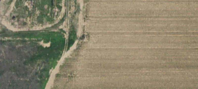 Native-Grass Land Near Interstate