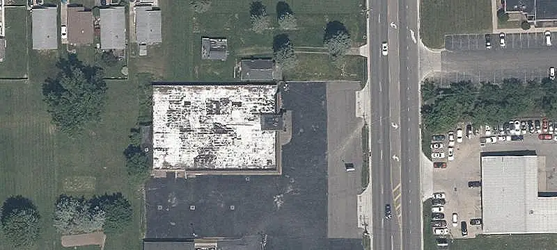 Flex Space Building With New Roof