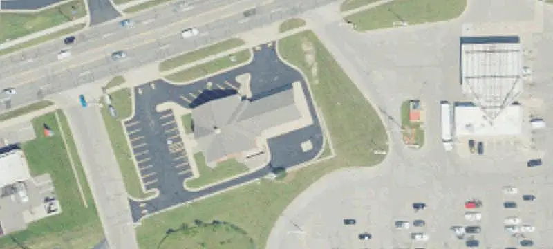 Freestanding Bank Building with Drive-Through