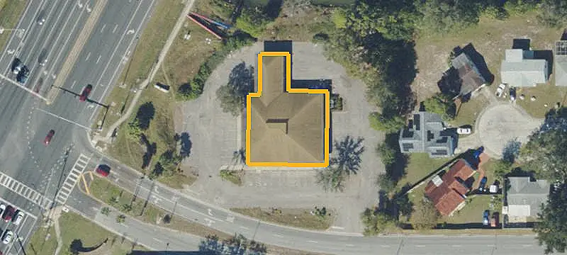 Bank Building With Drive-Through