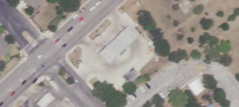 Valero Gas Station at Signalized Corner