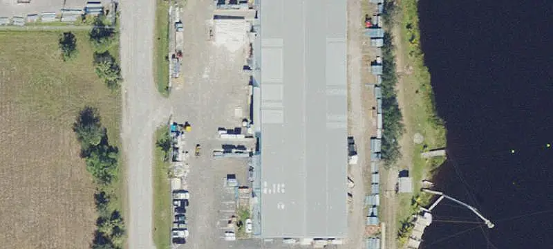 Industrial Warehouse with Fenced Yard