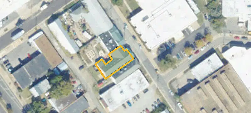 Office Building with Fenced Yard
