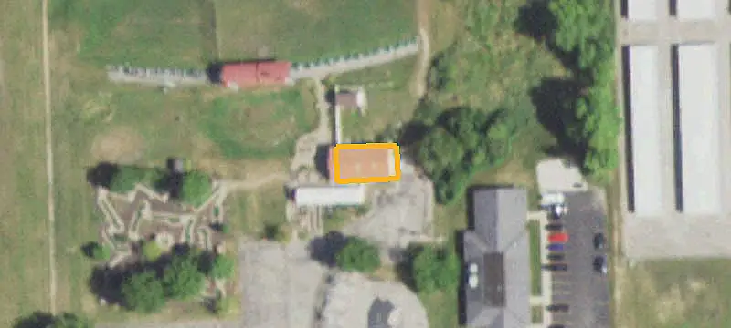 Flat Commercial Land with Improvements