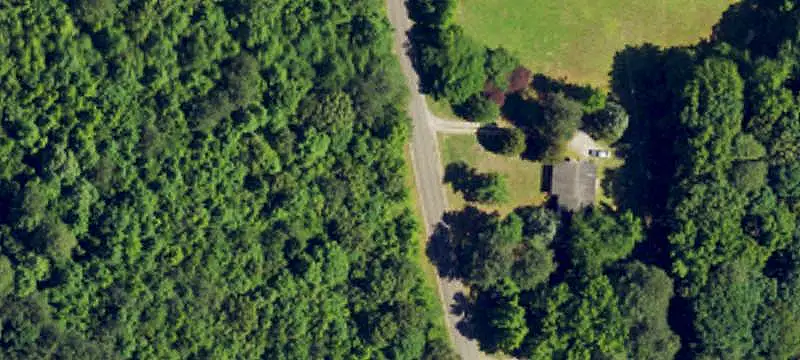 Land Tract with Power Easement