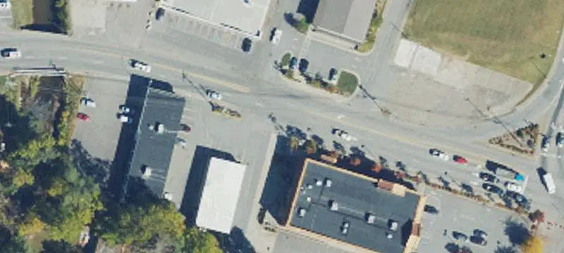 Masonry Shopping Center with Signage