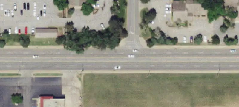 Signalized-Corner Shopping Center