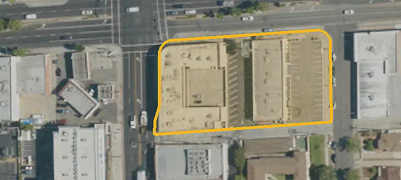 Two-Story Corner Mixed-Use Property