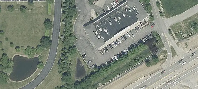 Drive-Through Restaurant End Cap