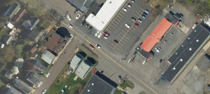 Fenced Storefront Property