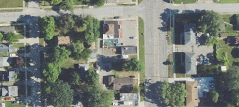 Mixed-Use Building with Separate Entrances
