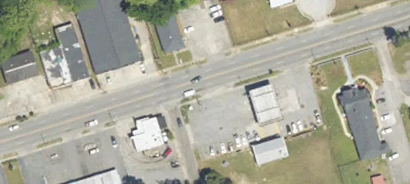 Office Building with Paved Parking