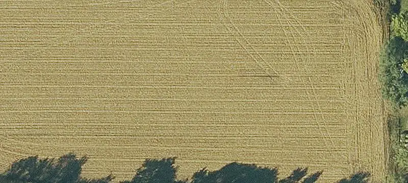 Fenced Farm with Metal Barn