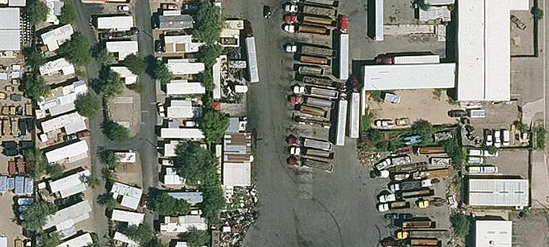 Warehouse with Fenced Yard