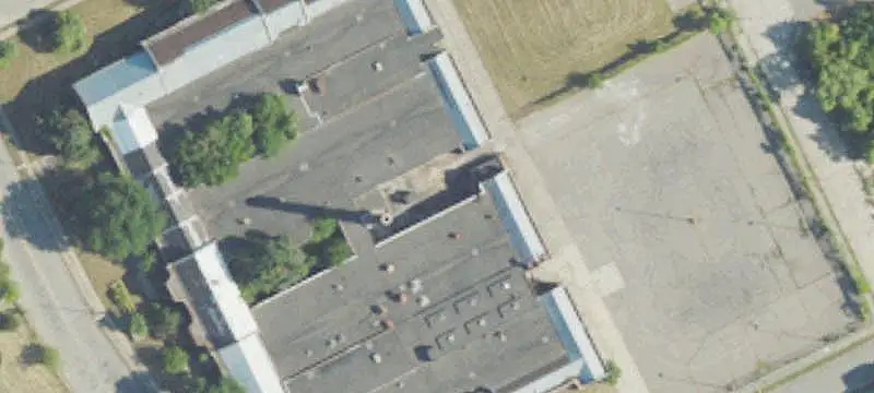 Single-Story Brick School Building