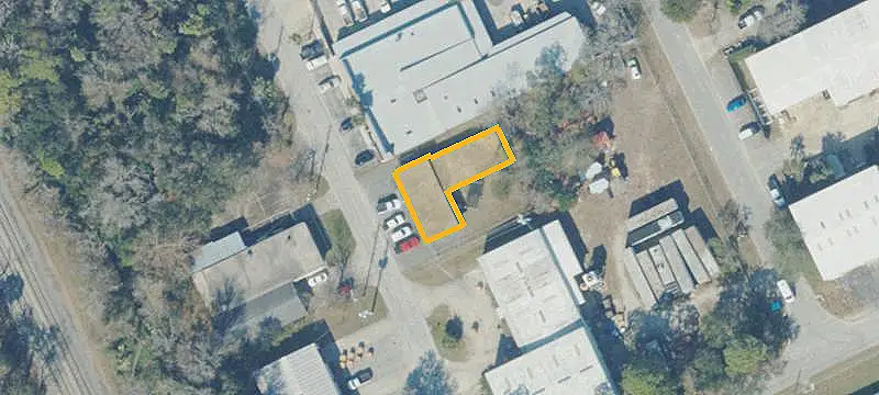 Fenced Commercial Land