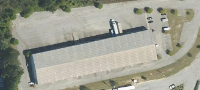 Warehouse with Fenced Yard