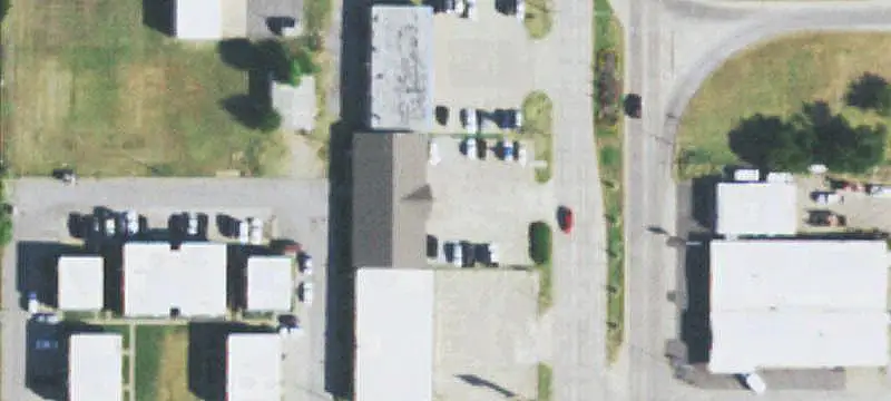 Gas Station Building with Canopy