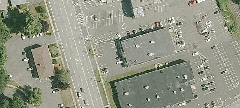 Retail Strip Center with New Roof