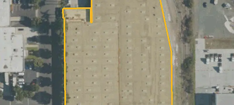 Warehouse with Fenced Yard