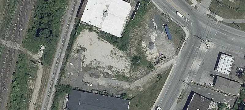 Fenced Commercial Land
