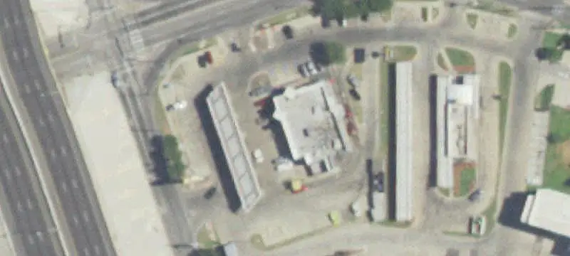 Renovated Gas Station With Drive-Through