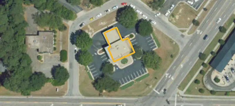 Two-Story Bank Building with Drive-Through