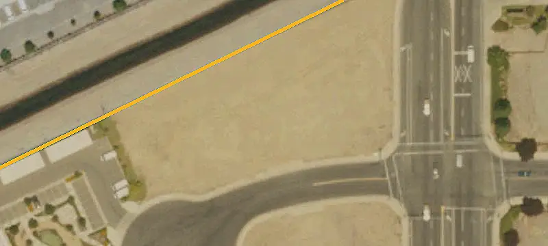 Commercial Land at Lighted Intersection