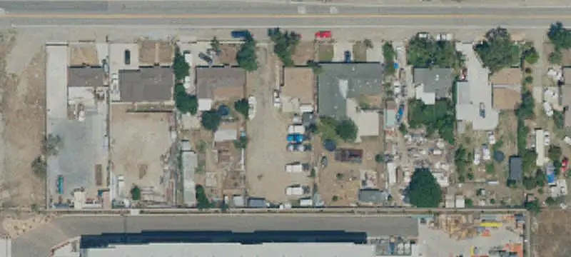 Flat Fenced Commercial Land