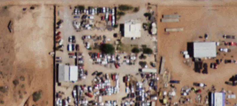 Fenced Commercial Land