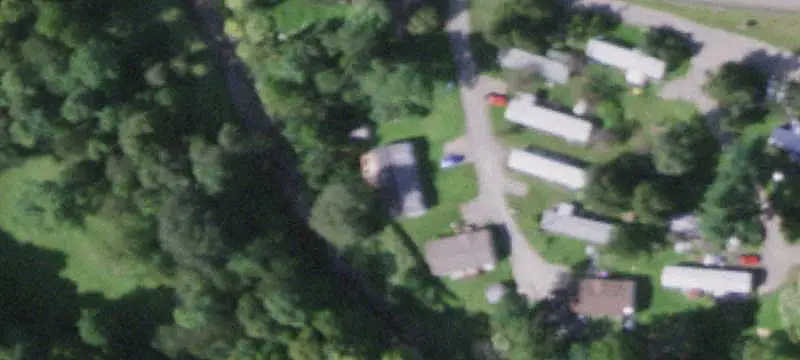 Mobile Home Park with House