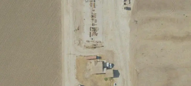 Almond Orchard With Residence