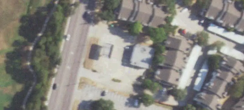 Four-Pump Gas Station