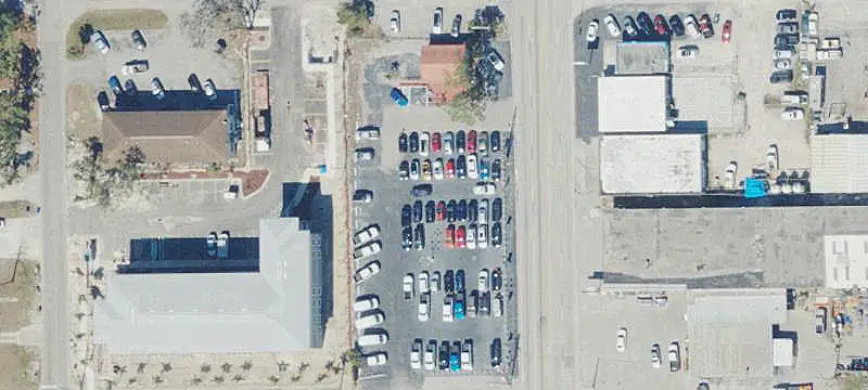 Fenced Commercial Land