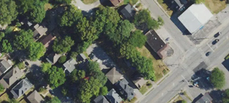 Corner Commercial Land with Building