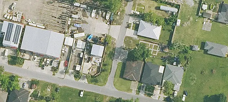 Fenced Industrial Yard