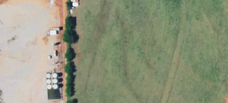 Farmland with Greenhouses