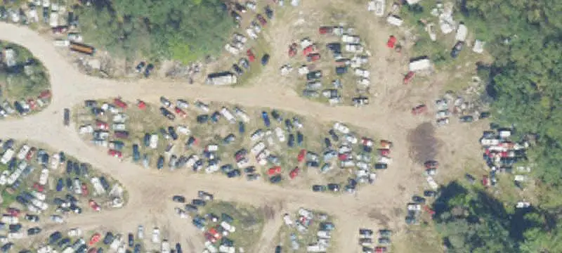 Auto Shop With Parts Yard