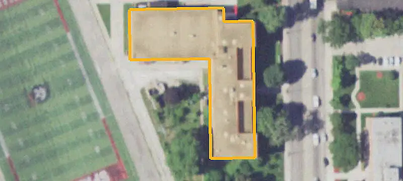 School Building on Substantial Land
