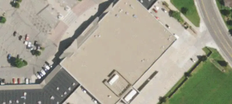 Box Retail Building with Gasoline Pad
