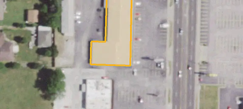 Inline Retail Space with Laydown Yard