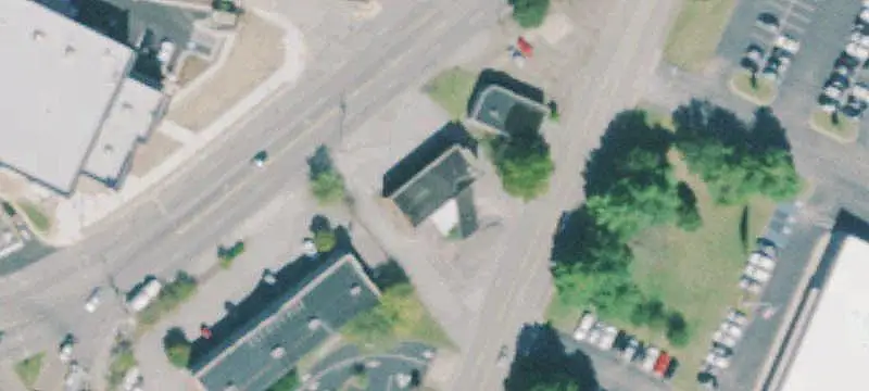 Mixed-Use Building with New Roof