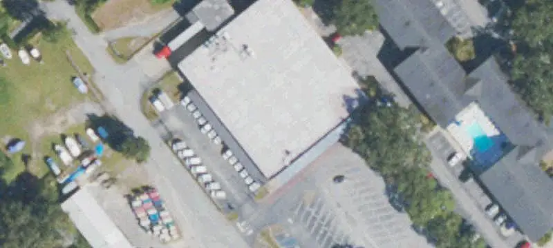 Signalized-Corner Shopping Center
