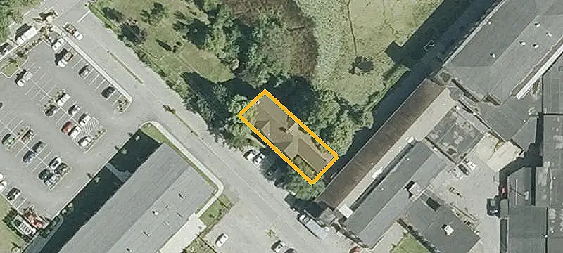 Mixed-Use Brick Building
