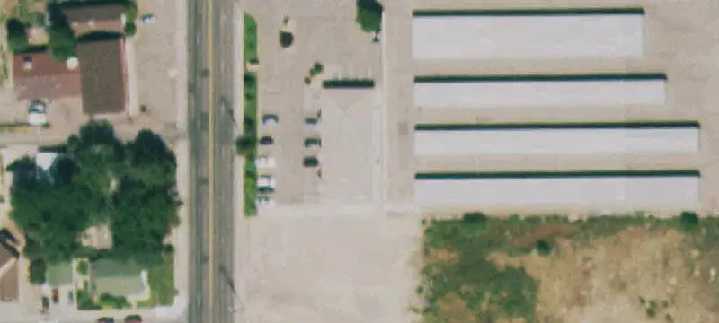 Fenced Self Storage Facility
