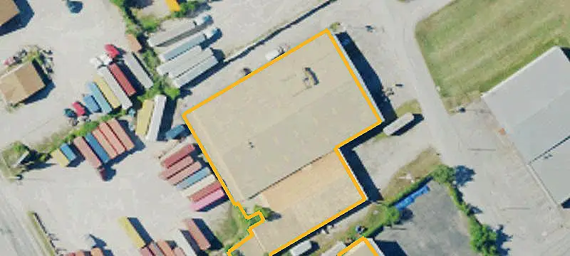 Warehouse with Crane